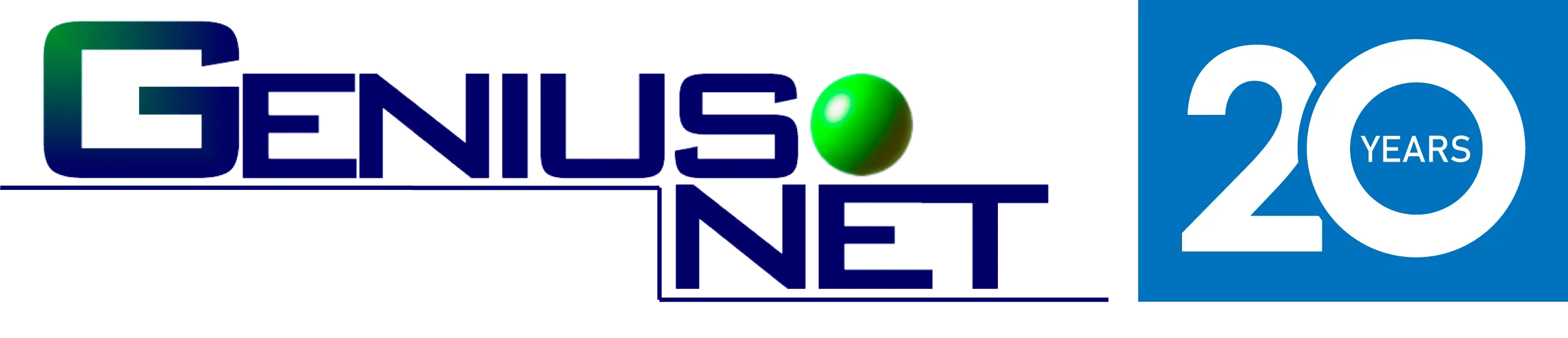 20 years GeniusNet Logo